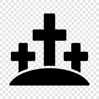 cross, crucifixion, death, Savior icon svg