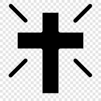крест, религия, христианство, символ Значок svg