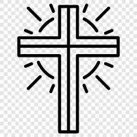 cross, christian, religion, faith icon svg