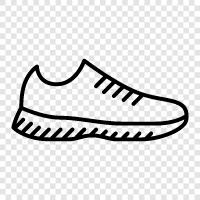 Cross Trainer, Running Shoes, Sneakers, Athletic Shoes icon svg