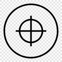 crosshairs, crosshair targeting, crosshair calibration, crosshair software icon svg