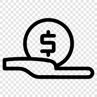 crowdfunding, donations, fundraising, online donation icon svg