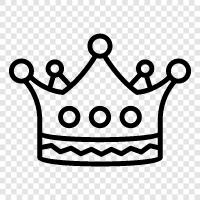 crown, crown prince, crown princess, royals icon svg
