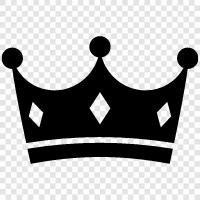 crowns, monarchy, royals, British icon svg