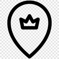 Crowns, Royal, Royalty, Throne icon svg