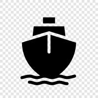 Cruise Ship, Ferry, Boat, Marine icon svg