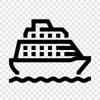 cruise ship, cruise vacations, cruise ports, cruises icon svg