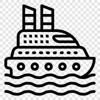 Cruise, Cruise Ship Lines, Cruise Ship Cruises, Cruise Vacation icon svg