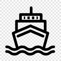 cruising, fishing, sailing, water icon svg