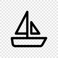 cruising, sailing, yacht, sailboat icon svg