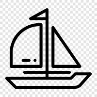 cruising, sailing, boat, seafaring icon svg