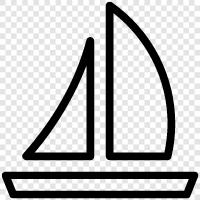 cruising, sailing, yacht, sailboat icon svg