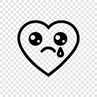 Crying, Sad, Grieving, Mourning icon svg