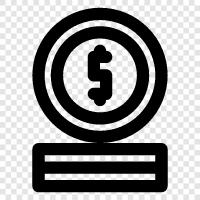 cryptocurrency, virtual, digital, altcoin icon svg