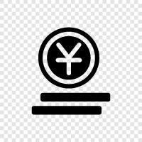 Kryptowährung, digital, virtuell, Geld symbol