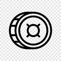 cryptocurrency, digital currency, crypto, altcoin icon svg