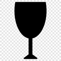 crystal, bottle, flute, wine icon svg