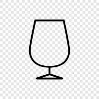 Crystal Cognac Glass, Fine Cognac Glass, Royal Cognac Glass, Cognac Glass icon svg