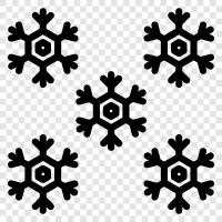 crystal, ice, snow, flakes icon svg