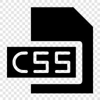css, style, style sheet, web design icon svg