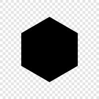 Cube, Hexagonal, Solid, Geometry icon svg