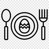 Küche, Kochen, Essen, Ernährung symbol