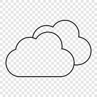 cumulonimbus, cirrus, cumulus, nimbus icon svg