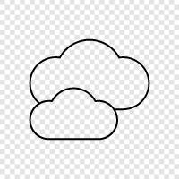 cumulus, cirrus, stratus, nimbus icon svg