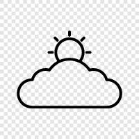 cumulus, cirrus, stratus, nimbostratus icon svg