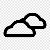 cumulus, cirrus, cumulonimbus, nimbus icon svg