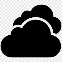 cumulus, cumulonimbus, cirrus, stratus icon svg