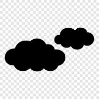 cumulus, cirrus, stratus, cumulonimbus icon svg