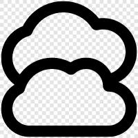 cumulus, clouds, weather, sky icon svg