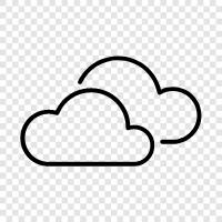 cumulus, cirrus, cumulonimbus, stratocum icon svg