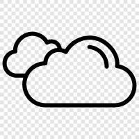 cumulus, cirrus, stratus, nimbus icon svg