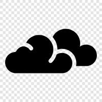 cumulus, cirrus, cumulonimbus, stratocum icon svg