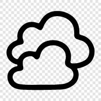 cumulus, cirrus, stratus, nimbus icon svg