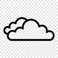 cumulus, cumulonimbus, nimbus, cirrus icon svg