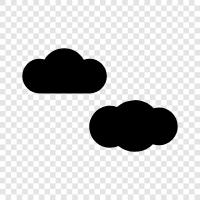 cumulus, cirrus, stratus, cumulonimbus icon svg