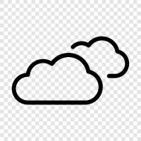 cumulus, cirrus, cumulonimbus, stratus icon svg