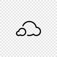 cumulus, cirrus, stratus, cumulonimbus icon svg