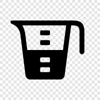 cup, cups, measuring, liquid icon svg