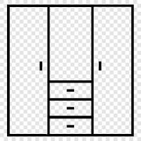 cupboards, kitchen, kitchen cupboards, cabinet icon svg