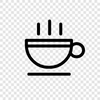 cups, tea, drink, hot icon svg