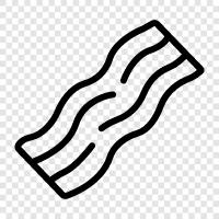 cured, ham, bacon, pork icon svg