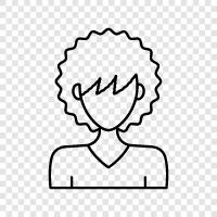 Curly Hair Woman Pictures, Curly Hair Woman Images, Curly Hair, Curly Hair Woman icon svg