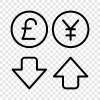 currencies, foreign currency, exchange rate icon svg