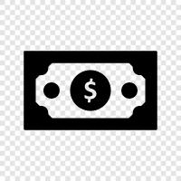 currency, paper money, banknote, money icon svg