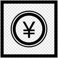 currency, foreign exchange, reserve currency, yen icon svg