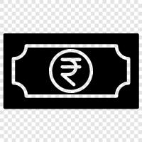 currency, note, banknote, paper money icon svg